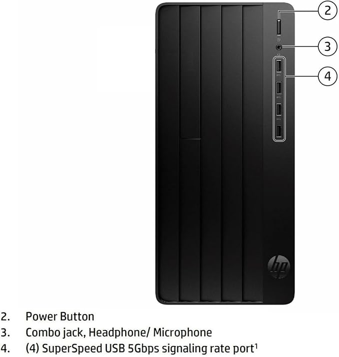 HP Desktop Computers Tower PC for Home Business Student, Intel 6-Core i5-12500 (Beat i7-11700), 32GB DDR4 RAM, 1TB PCIe SSD, WiFi, Bluetooth, RJ-45, Keyboard and Mouse, Windows 11 Pro, Wendbo
