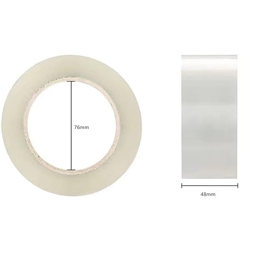 36 Rolls Clear Packing Tape,Packaging Tape for Moving Boxes, Shipping, Office and Storage, Commercial Grade Carton Sealing Adhesive Industrial Tape, 1.88" x 65 Yards, 3 inch Core