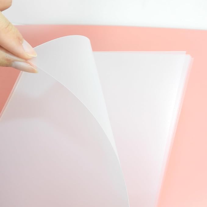 Rayson Frosted Binding Covers - 10 mil Polypropylene (PP) Matte Finish, 8.5" × 11", Durable Un-Punched Plastic Binding Covers, 100/Pack (PP25100MT)