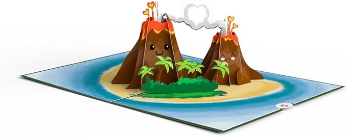 Lovepop Everyday Pop-Up Card for Her, Him, Girls, Boys - 3D Love Greeting Cards - I Lava You - 5" x 7" - Blank Note Card & Envelope Included