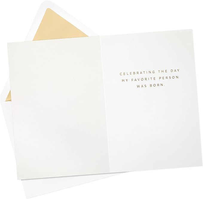 Hallmark Signature Birthday Card for Women (Favorite Person)