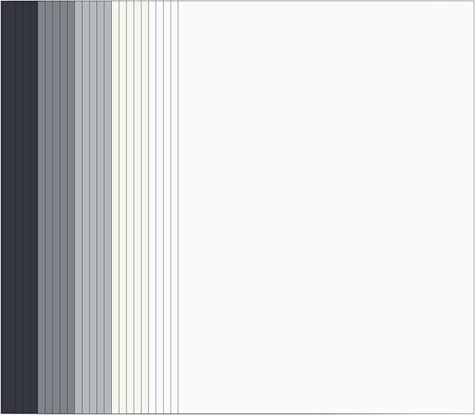 Black Grey Cardstock 8.5 x 11 Craft Paper Cover Stock- Gray Construction Art Scrapbook Paper 80lb for DIY Crafts, Embossing, Quilling, Cardmaking-30 Sheets