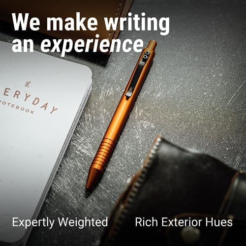 Everyman Grafton Pen and Pencil Set, Taipan | Premium EDC Metal Gel Ink Ballpoint Pen + Mechanical Pencil | Refillable Executive Writing Tools for Office, Business, Men’s Gift & Daily Use