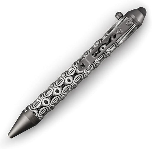 Cool Hand 4.5'' Bolt Action Pens, EDC Ballpoint Ink Refillable, Stylus for Touch Screen, Ergonomic Grip, Hold in Texture with Finger Grooves