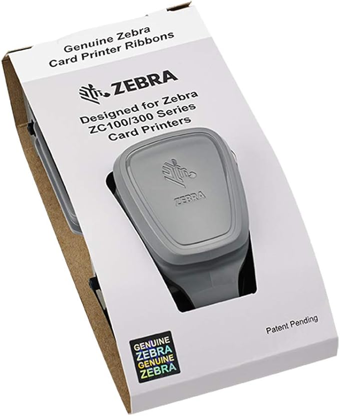 Zebra 800100-150LT YMCKO Color Ribbon for Zebra ZC100LT Series Card Printers - 200 Print