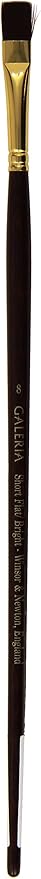 Winsor & Newton Galeria Bright Long Handle Brush, Size 8