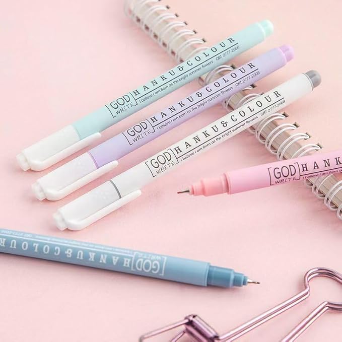 Colored Fineliner Pens, 0.38mm Fine Tip Pens, 8 Colors Fine Point Pen, Bible Journaling Planner Micro Pens Set for Writing, Drawing, Note Taking, Bullet Journaling