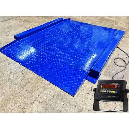 Liberty LS-917-R NTEP Low Profile Drum Scale with 3' x 3' (36" x 36") Platforms for Barrel Weighing, Regular LED Version | 1000 lbs x 0.2 lb