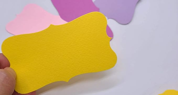 PPAPPAPPIYO Color Blank index cards Business Cards (110) Paper 3.5 in x 2 in - Blank