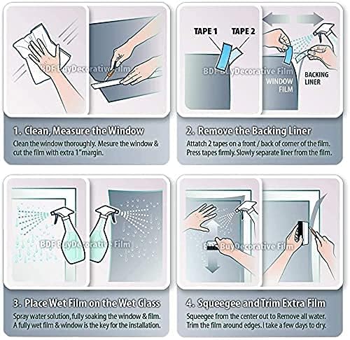 BDF S2M Window Film Clear UV Blocking - 36in X 15ft