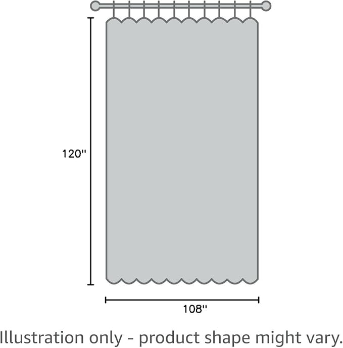 BONZER Extra Wide Room Divider Curtain Total Privacy Wall Grommet Top Thermal Insulated Blackout Curtains for Slide Window, 108L x 120W Inch (9L x 10W ft), 1 Panel, Dark Grey