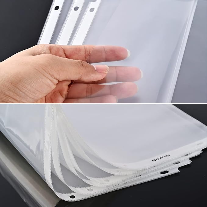 Sheet Protectors 600 Page,Page Protector 8.5" x 11" ，Upgraded Thick Material,for 3 Ring Binder, Top Loading Paper Protector with Reinforced Holes,Holds Multiple Sheets