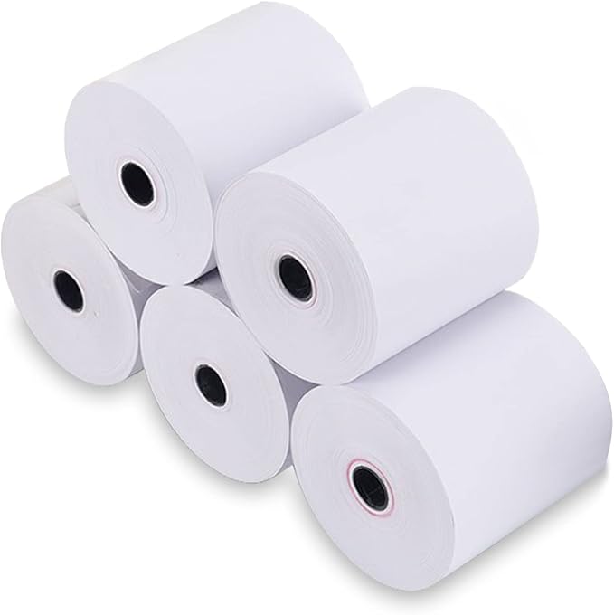 RBHK Thermal Paper, 2 1/4 x 85ft Thermal Receipt Paper Rolls, POS/Cash Register Credit Card Paper (50 Rolls)
