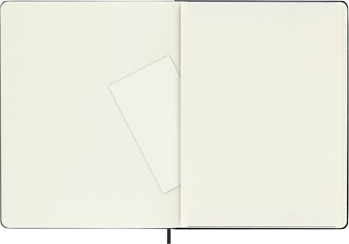 Moleskine Classic Collection Hard Cover Notebook, 1-Subject, Dotted Rule, Black Cover, (80) 10 x 7.5 Sheets