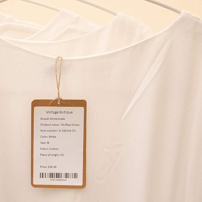 Phomemo [3x100 pcs]Original Labels for M110 M100 M220 M221, 1.97''x3.15''(50x80mm),Square,White,100 Label/Roll,3-Roll, Adhesive Thermal, for Clothing, Ingredient, Logo, Barcode, Address, for M120/M200
