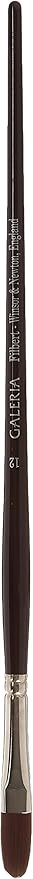 Winsor & Newton Galeria Filbert Long Handle Brush, Size 12