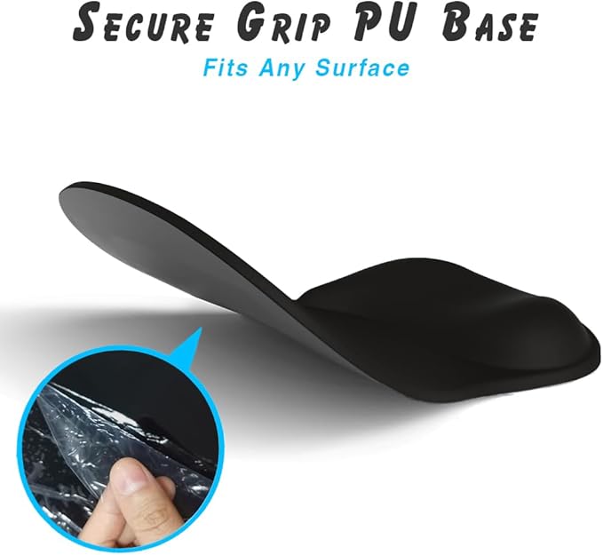 ErgoComfort Gel Wrist Rest Mouse Pad-Ergonomic Office Mousepad with Wrist Support-Non-Slip, Design Desk Accessories Mat for Home&Game Decor (08Eternal Roses)