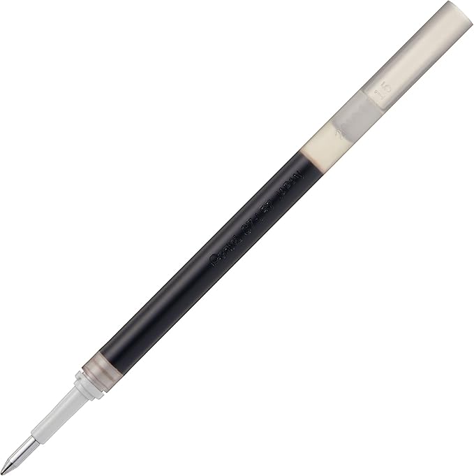 Pentel Refill Ink - For EnerGel Gel Pen, 0.7mm Metal Tip, Medium, Sepia Ink, 12 pack (LR7-SP)