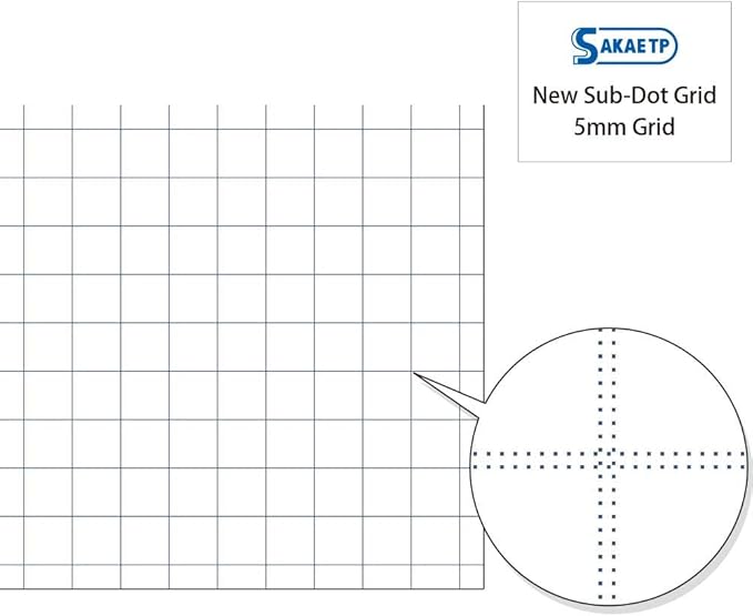 iroful 75 gsm Loose Sheet, 8.27 x 11.7", 50 Sheets/Pack, 5mm-Squared, White, 1 pack (PI-A4P-H5W)