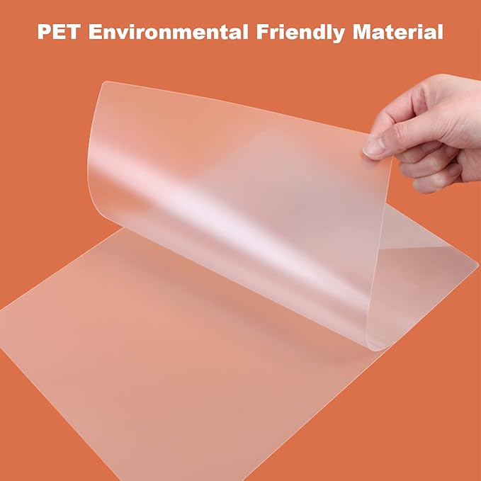 FungLam Thermal Laminating Pouches, 8.9 x 11.4-Inches Laminating Sheets, 3 mil Thick, 100-Pack, Clear