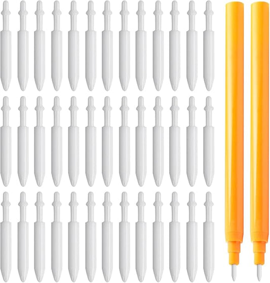 50PCS Paint Pen Nibs,0.7mm Marker Tips Replacement Acrylic Marker Nibs for DIY Writing Painting