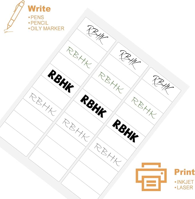 30 UP 1" X 2-5/8" FBA White Shipping Address Labels for Laser and Ink Jet Printer, 30 per Page (100 Sheet, 3000 Labels)