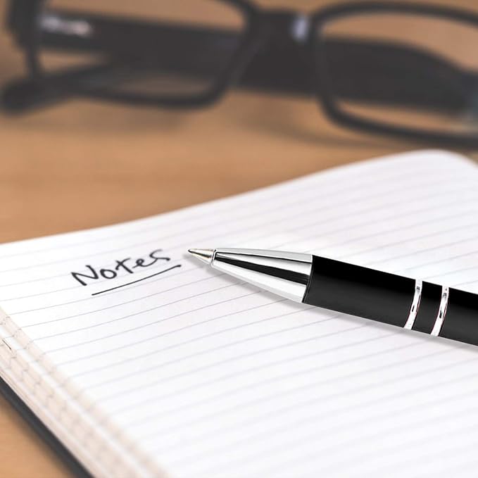 50-500 Pcs Personalized Ballpoint Pen Custom Pens Free Engraved Bulk with Name Logo Soft Black Ink Stylus with Touch Metal Office Gift for Anniversaries Graduations Birthdays