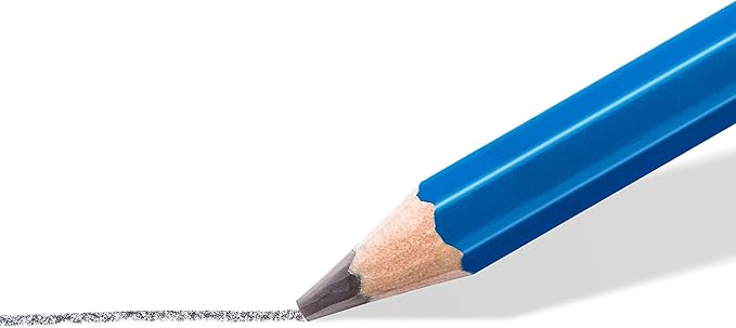 STAEDTLER Mars Lumograph Art Drawing Pencils, Graphite Pencils in Metal Case, Break-Resistant Bonded Lead, Grades 12B-10H, Set of 24