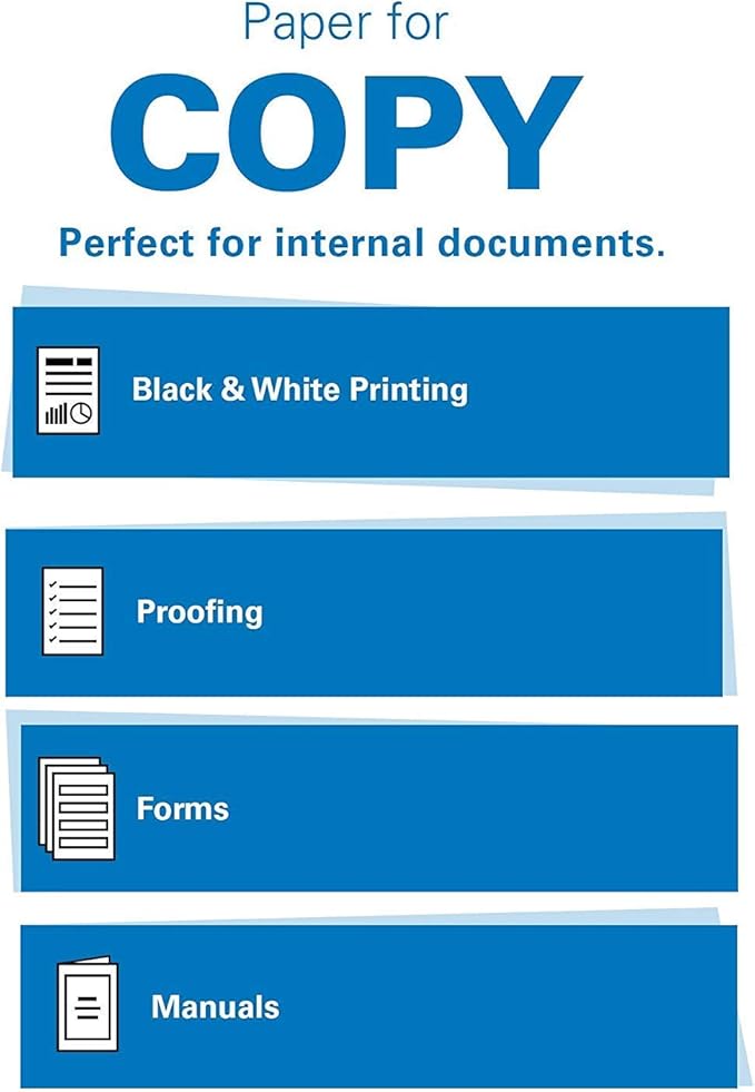 Hammermill Printer Paper, 20 lb Copy Paper, 8.5 x 11 - 6 Packs (2,400 Sheets) - 92 Bright, Made in the USA