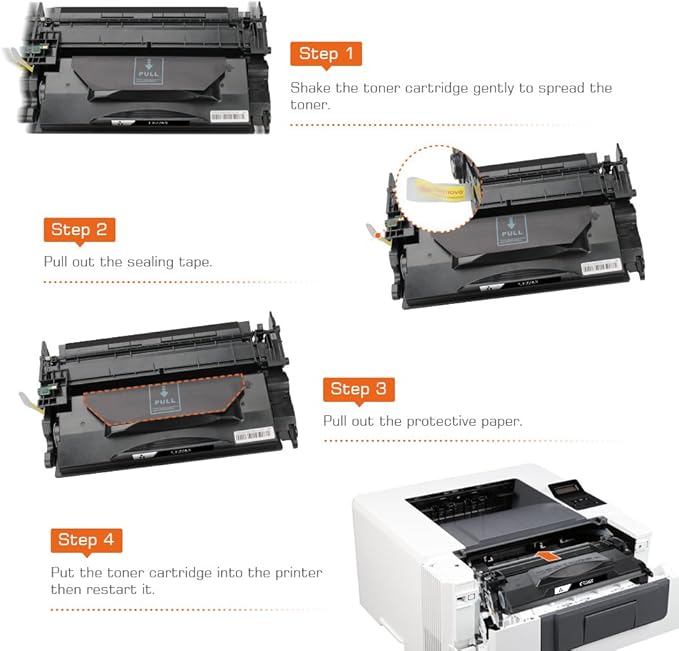 Compatible Toner Cartridge Replacement for HP CF226X 26X (1-Pack High Yield), Compatible use with HP Laserjet Pro M402dn M402n M402dw M402dne, MFP M426fdw M426fdn Printer