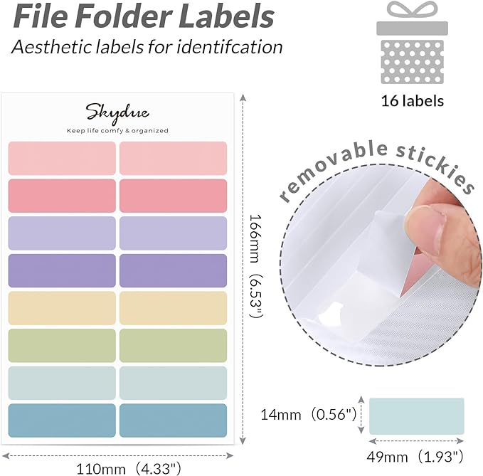 SKYDUE Expanding File Folder with 7 Pockets, Accordion File Organizer, Portable Folders for Documents, School Office Supplies Bungee Closure, Letter/A4 Size White