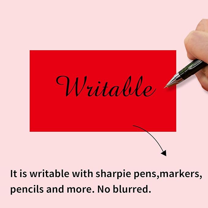 Colored Labels Stickers 2 X 3 Inch, Removable Rectangular Moving Labels, Large Color Coding Labels Moving Stickers- 250 Labels/Red