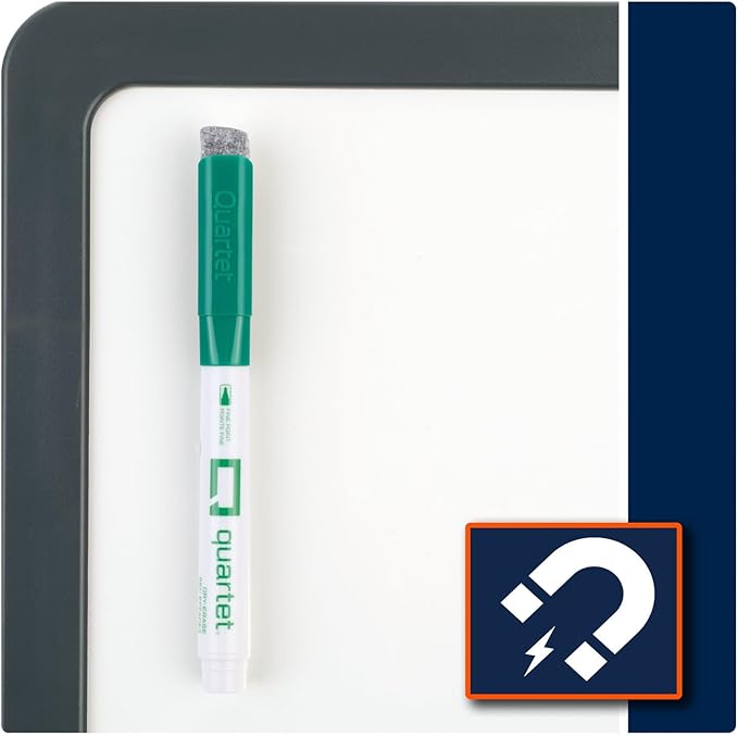 Quartet Dry Erase Markers, Fine Tip White Board Dry Erase Markers with DryGuard Ink Protection, Office Essentials, Black, Red, Blue, Green, 36 Pack (Q120Z03-R)