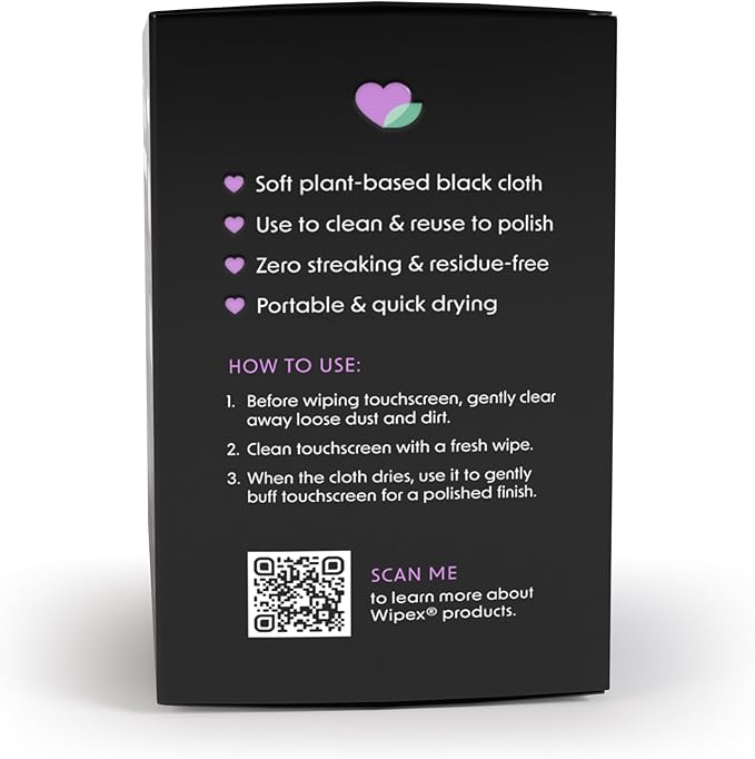 Wipex Screen Wipes & Gym Wipes Combo Pack - 75ct Gym Equipment Wipes Canister & 24ct Individually Wrapped Fitness Touch Screen Wipes, Safe for Yoga Mats & Electronics, Lemongrass Scent