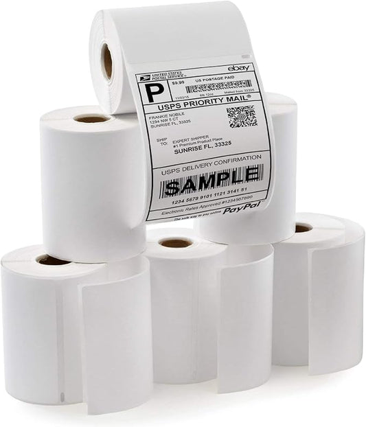 80 Rolls 4XL Labels 4" x 6" Address Shipping Labels 1744907 Compatible for 4XL LabelWriter, 220 Labels/Roll