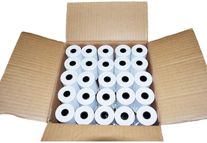 RBHK 2 1/4" x 50' Thermal Receipt Paper, Cash Register POS Paper Roll (150 Rolls)
