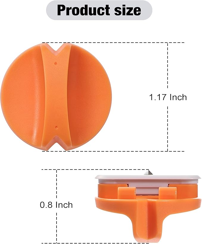 6-Pack Trimmer Replacement Blades for Fiskars Paper Trimmer, Replacement Blade for All Series of Fiskars/Portable&Precision Trimmer,Arts and Crafts,4 Cutting&2 Scoring Blades,a Slider,Orange