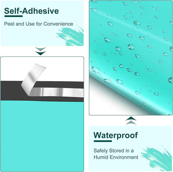 Poly Mailers 14.5x19, Large Poly Mailers 100 Pack, Shipping Mailers with Self Seal Adhesive, Waterproof and Tear-Proof Mailers Poly Bags for Small Business (Teal）