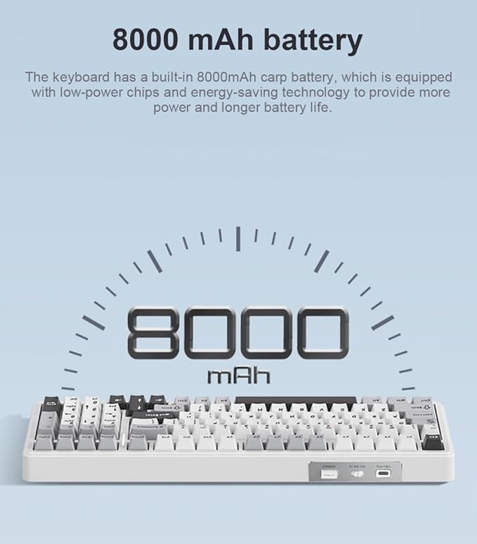 x Aula F99 Pro Wireless Mechanical Gaming Keyboard,Gasket Hot Swappable Custom Keyboard RGB Backlit Pre-lubed Switches PBT Keycaps 2.4GHz/USB-C/BT5.0 Computer Keyboards for PC/Tablet/Xbox/PS4/PS5