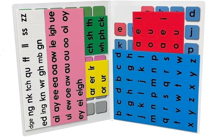Magnetic Phonetics Back to Basics Magnet Set with Printed Board