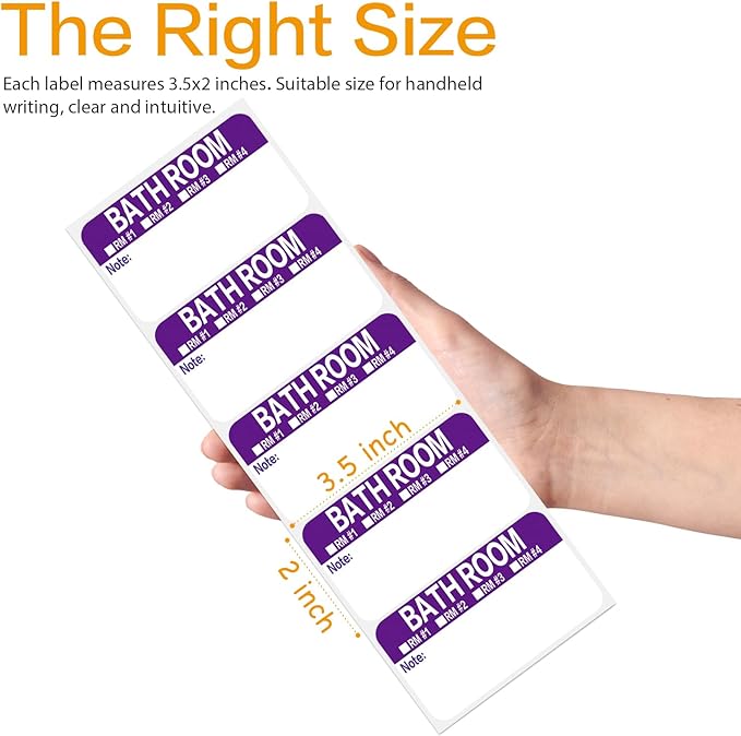 300 Count 3.5 x 2 Large Home Moving Packing Box Labels for 3-4 Bedroom House with Writable Notes Areas, 6 Color Coded Moving Labels for Boxes + Fragile Moving Stickers