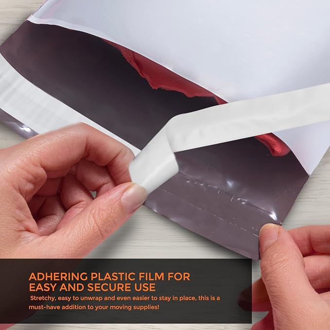 PackageZoom Poly Mailers 6x9 100 Pcs Self-Seal Shipping Envelopes For Businesses, Strong Adhesive Mailing Bags, Tear & Water-Resistant Protective Shipping Bags Light Grey