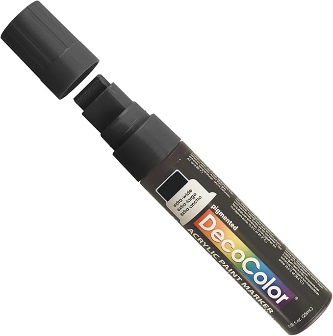 Uchida 722-C-12 Marvy Fabric Brush Point Marker, Warm Gray