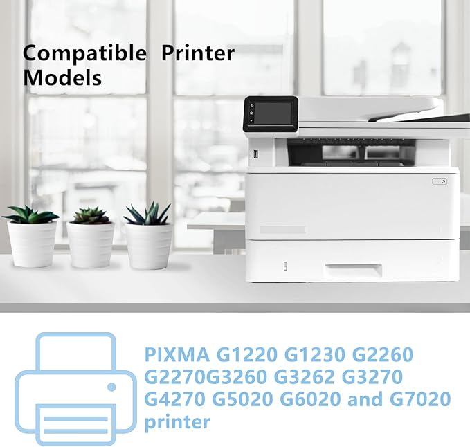 BH-20 CH-20 Printhead Replacement for Canon PIXMA G7020 G6020 G5020 G1220 G1230 G2260 G2270 G3260 G3262 G3270 and G4270 MegaTank All-in-one Printer Head Ink cartridges 8026 8035 Set Combo Pack