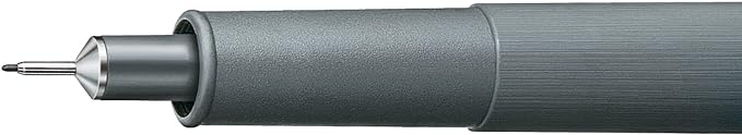 STAEDTLER Pigment Liner Pack, Black, 6 Pens, Assorted Line Widths, 0.05mm, 0.1mm, 0.2mm, 0.3mm, 0.5mm, 0.8mm