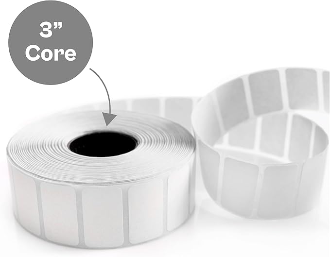 PSBM Thermal Transfer Labels, 4x6.5 Inch, 4 Rolls, 925 Labels/Roll, 3 Inch Core, Perforated, Must Have Thermal Ribbon (Not Included)