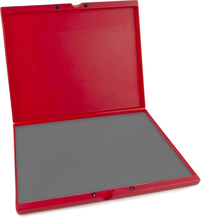 MaxMark Industrial Stamp Pad - Extra Large 9.25" x 12.25" Stamp Pad - Gray Ink