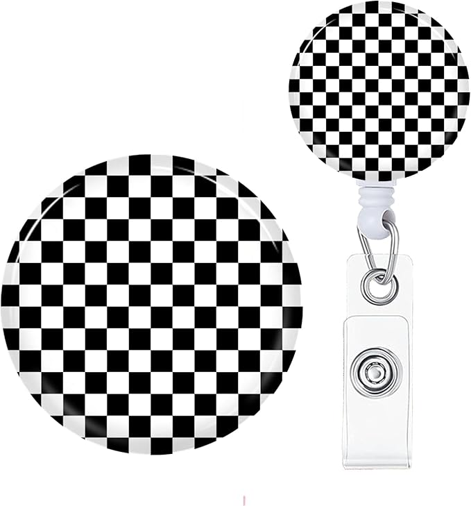 Badge Reels Holder Retractable with ID Clip for Nurse Name Tag Card Nursing for Doctor Teacher Student Employee Office Medical Work