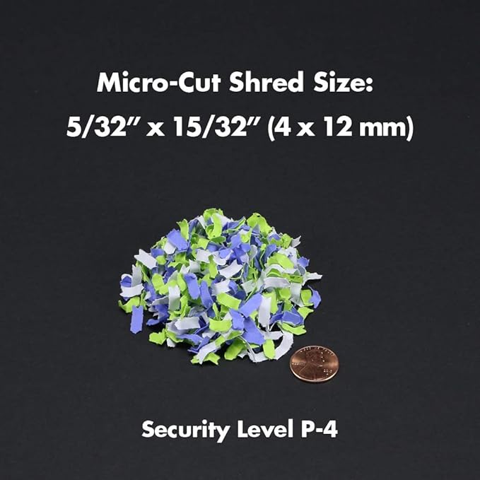 Aurora Professional Grade High Security 14-Sheet Micro-Cut Paper/CD and Credit Card Shredder, 30 Minutes Continuous Run time
