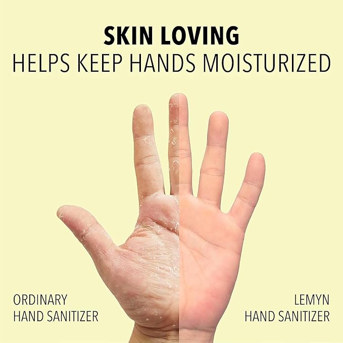 Medical‑Grade Hand Sanitizer Gel – 97 % Organic | 70 % USP Ethyl Alcohol | Moisturizing Aloe + Hyaluronic Acid | Freshly Made in USA | 12oz Bottle with Pump (PACK OF 6)